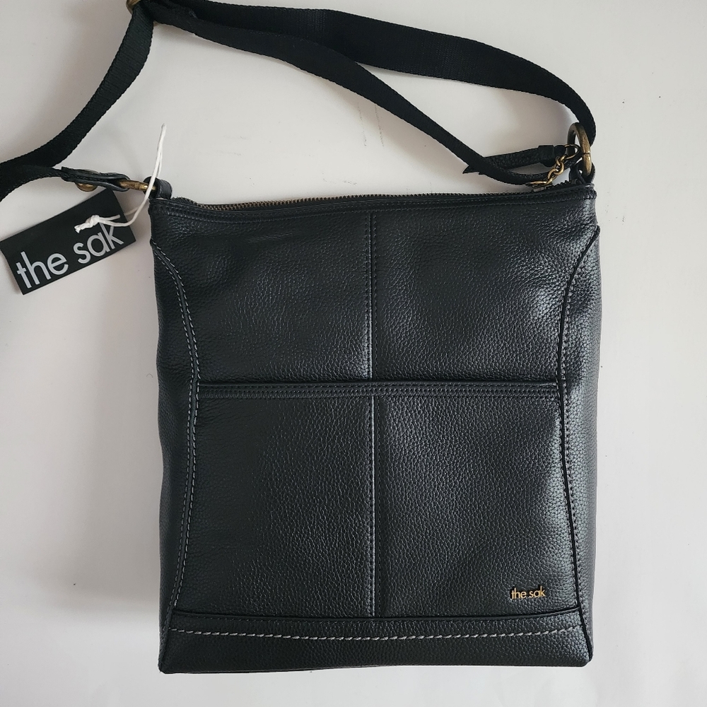 The Sak black genuine leather purse